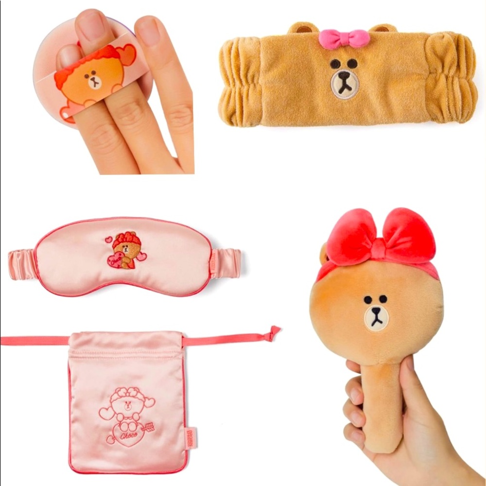 Line friends choco spa set